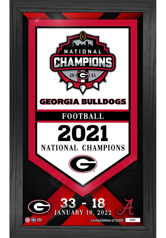 Georgia breaks down the 2021 National Champions logo