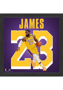 Los Angeles Lakers LeBron James Impact Jersey Picture Frame