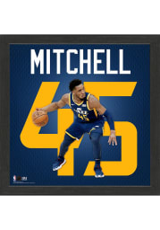 Utah Jazz Donovan Mitchell Impact Jersey Picture Frame