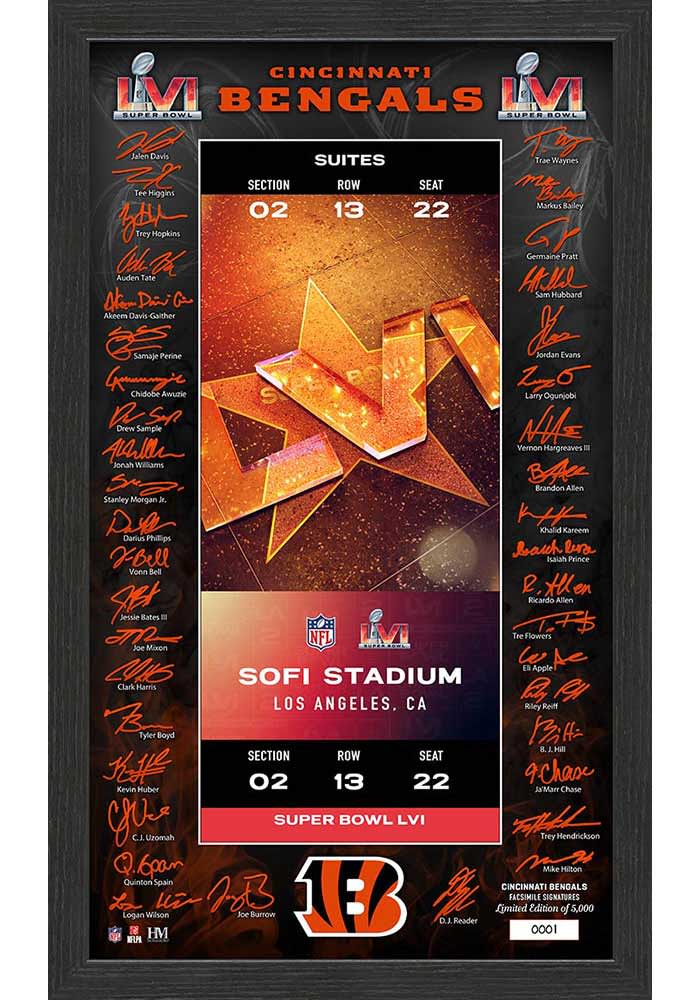 Super Bowl LVI 56 COMMEMORATIVE Ticket -- Best Deal REPLICA -- BUY