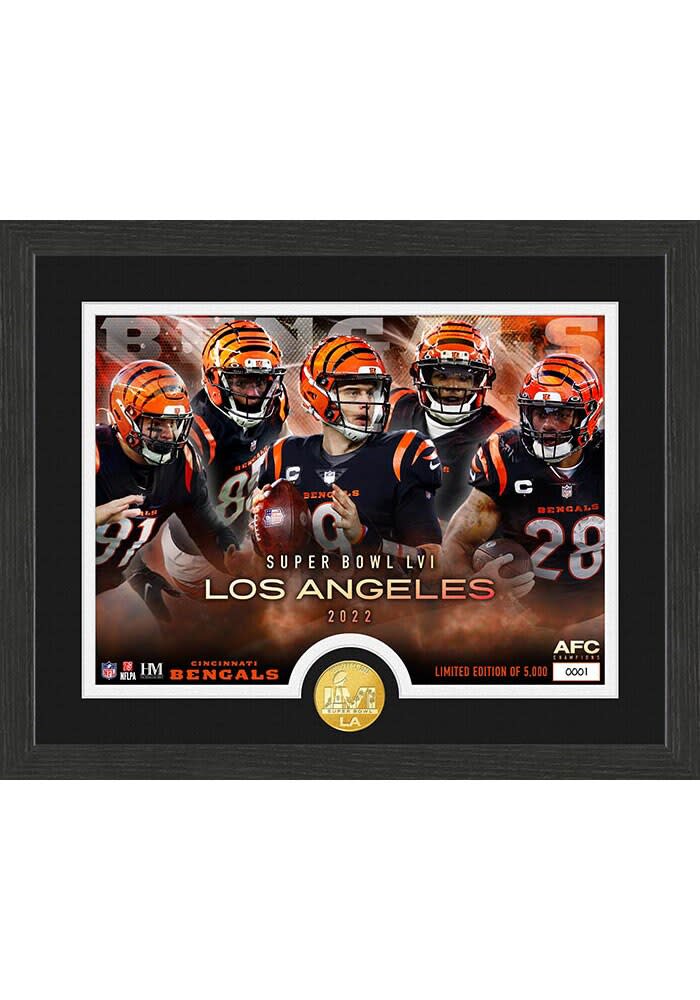 Cincinnati Bengals Super Bowl LVI Team Force Bronze Coin Photo 