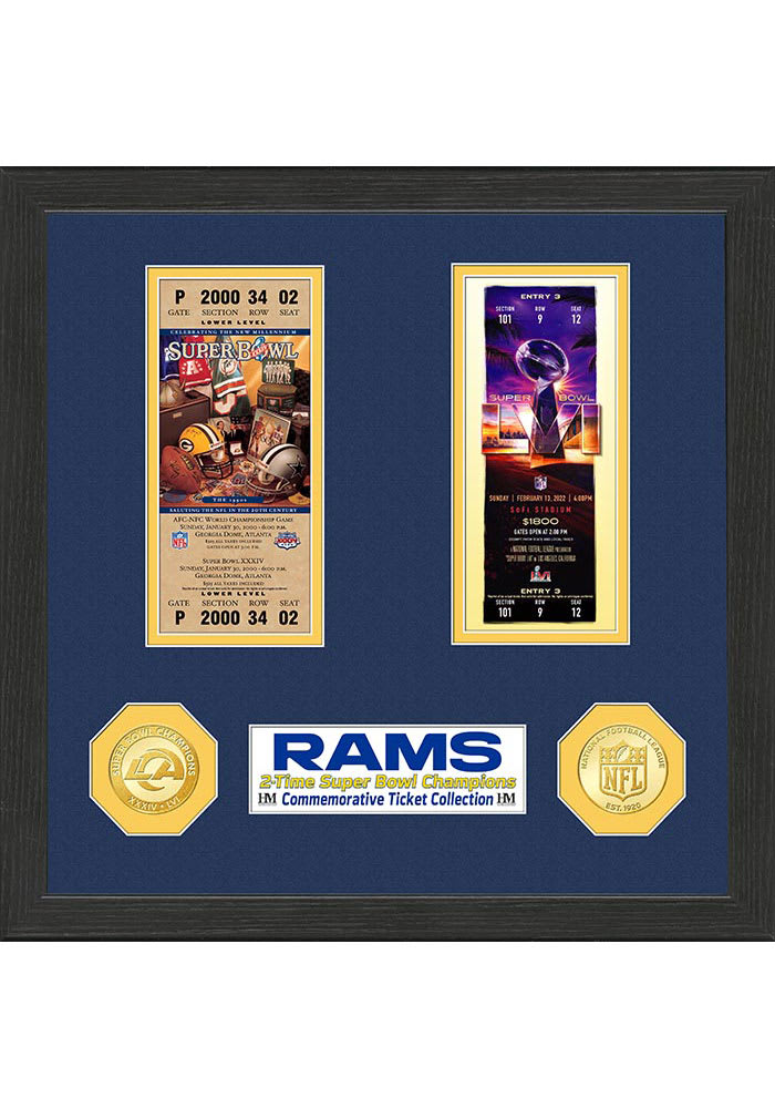 Los Angeles Rams Super Bowl LVI Champions Deluxe Ticket and Game