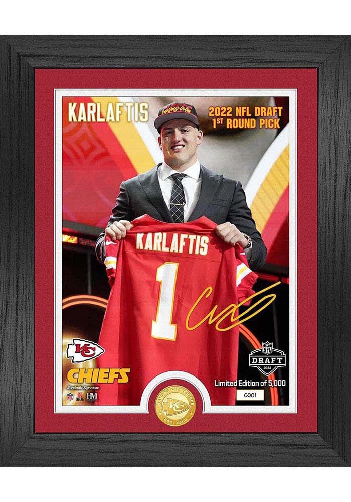 Kansas City Chiefs George Karlaftis 1st Round Draft Pick Photo Plaque
