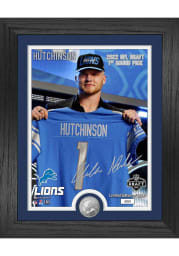 Detroit Lions Aidan Hutchinson 1st Round Draft Pick Photo Plaque