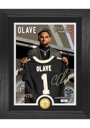 New Orleans Saints Chris Olave 1st Round Draft Pick Photo Plaque