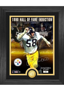 Jack Lambert Pittsburgh Steelers Hall of Fame Induction Photo Plaque