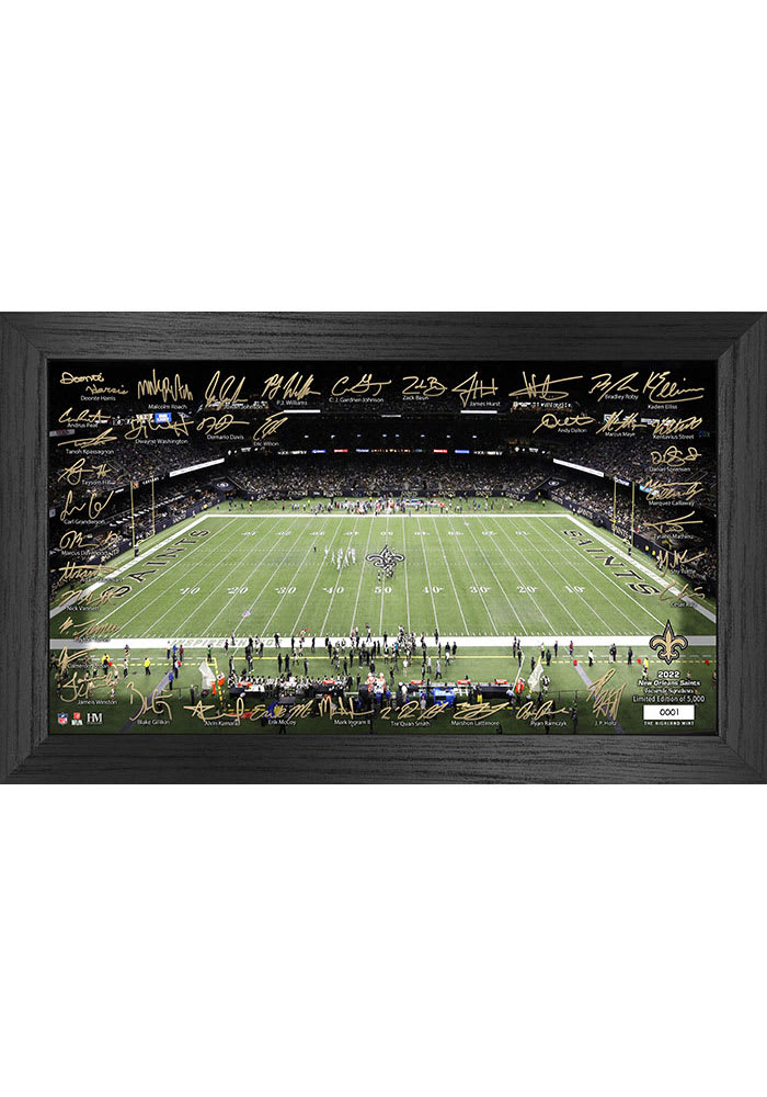 New Orleans Saints 2022 Signature Gridiron Picture Frame