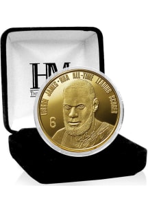 Los Angeles Lakers Lebron James All-Time Scoring Record Gold Plated Collectible Coin