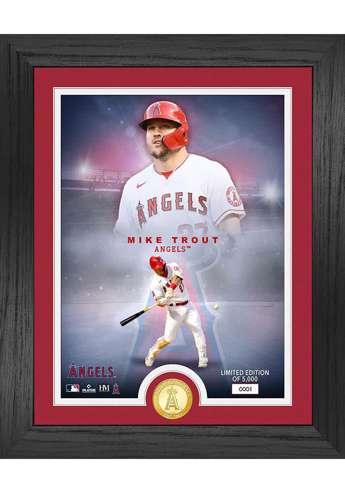 The Highland Mint | Mike Trout Angels Legends Bronze Coin Photo Mint