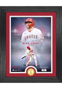 Mike Trout Los Angeles Angels Legend Photo and Bronze Coin Plaque