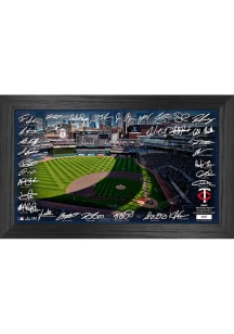 Minnesota Twins Signature Field Photo Plaque