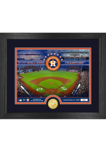 Houston Astros Stadium Photo and Coin Plaque