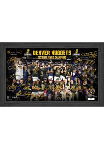 Denver Nuggets 2023 NBA Finals Champions Signature Celebration Picture Frame
