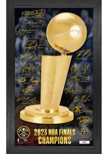 Denver Nuggets 2023 NBA Finals Champions Signature Trophy Picture Frame