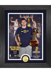 Nikola Jokic Denver Nuggets 2023 NBA Finals Champions Trophy Photo Plaque