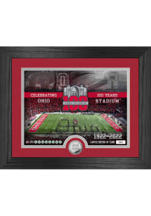 Red Ohio State Buckeyes 13x16 100 Years Plaque