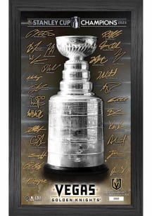 Vegas Golden Knights 2023 Stanley Cup Champs Signature Trophy Picture Frame