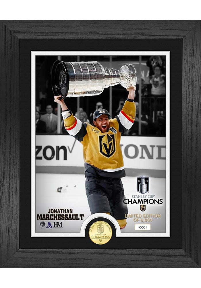 Jonathan Marchessault Vegas Golden Knights Unsigned 2023 Stanley Cup Champions Raising Photograph