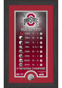 Red Ohio State Buckeyes Legacy Plaque