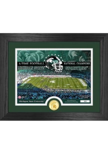 Green Michigan State Spartans Stadium PM Plaque