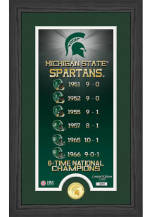 Green Michigan State Spartans Legacy Plaque