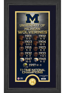 Blue Michigan Wolverines Legacy Plaque