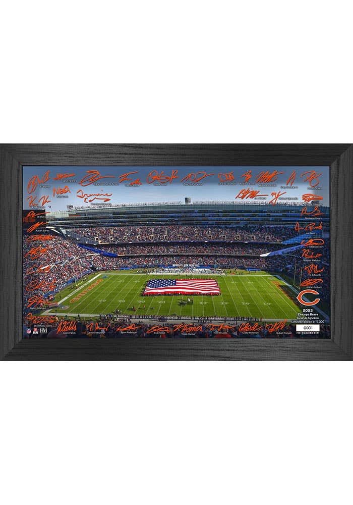 The Highland Mint | Chicago Bears 2022 Signature Gridiron Collection Frame