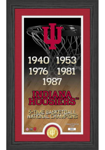 Red Indiana Hoosiers Legacy Plaque