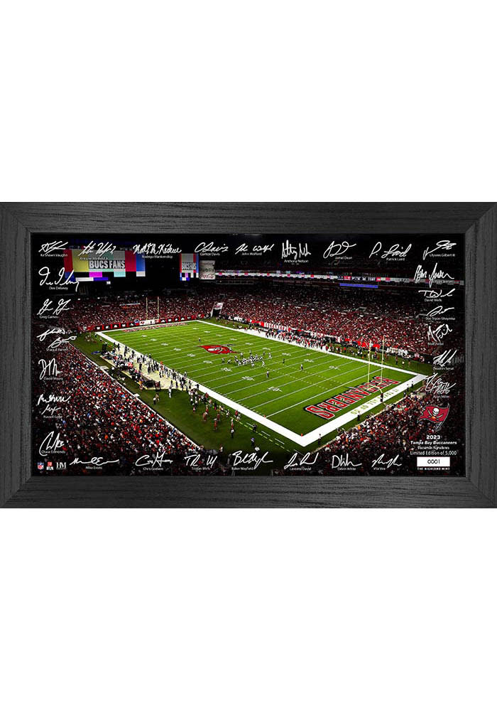 The Highland Mint | Tampa Bay Buccaneers 2022 Signature Gridiron Collection Frame