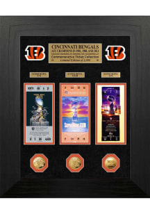 Cincinnati Bengals Deluxe Gold Coin and Ticket Collection Plaque
