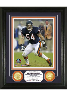 Brian Urlacher Chicago Bears Hall of Fame Induction Bronze Coin Photo Plaque