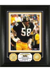 Jack Lambert Pittsburgh Steelers Hall of Fame Induction Bronze Coin Photo Plaque