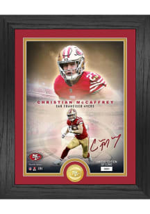 Christian McCaffrey San Francisco 49ers Legend Bronze Coin Photo Plaque