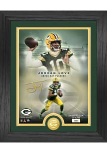 Jordan Love Green Bay Packers NFL Legend Bronze Coin and Photo Plaque