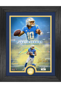 Justin Herbert Los Angeles Chargers NFL Legend Bronze Coin and Photo Plaque