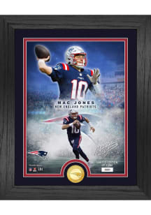 Mac Jones New England Patriots NFL Legend Bronze Coin and Photo Plaque