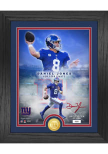 Daniel Jones New York Giants NFL Legend Bronze Coin and Photo Plaque