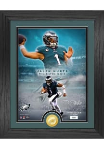 Jalen Hurts Philadelphia Eagles NFL Legend Bronze Coin and Photo Plaque