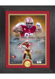 Nick Bosa San Francisco 49ers NFL Legend Bronze Coin and Photo Plaque