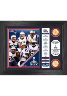 New England Patriots Super Bowl XLIX Banner Plaque
