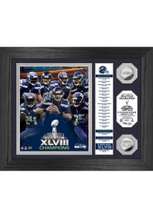 Seattle Seahawks Super Bowl XLVIII Banner Plaque