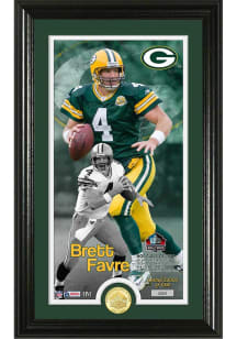 Brett Favre Green Bay Packers Supreme Bronze Coin Photo Plaque