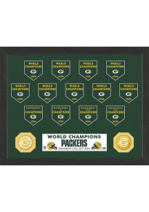 Green Bay Packers World Champion Banner Collection Plaque