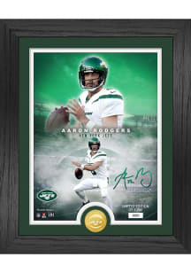 Aaron Rodgers New York Jets Legends Bronze Coin and Photo Plaque