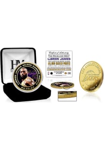Los Angeles Lakers 40k Points Gold Collectible Coin