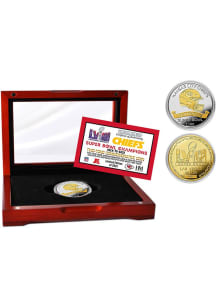 Kansas City Chiefs Super Bowl LVIII Champs  2-Tone Flip Coin Plaque