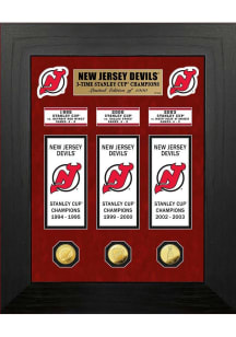 New Jersey Devils Deluxe Stanley Cup Banner Plaque