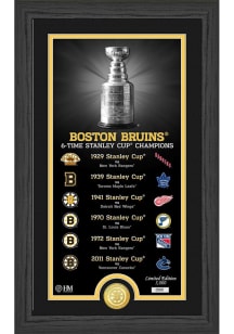 Boston Bruins Legacy Panoramic Photo Plaque