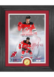 Jack Hughes New Jersey Devils Legends Coin and Photo Plaque