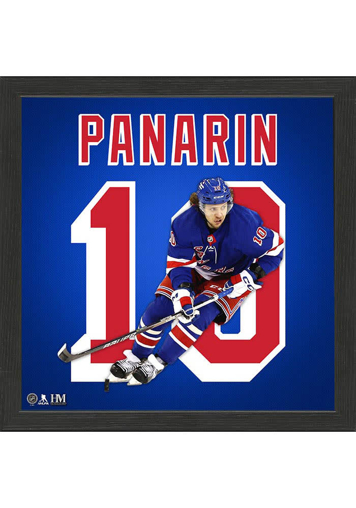 New York Rangers Panarin Impact Jersey Picture Frame BLACK